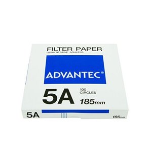 Advantec 정량/경질(Quantitative/Hardened) 여과지 filter paper No.5A 47mm/No.5A 55mm/No.5A 70mm/No.5A 90mm/No.5A 110mm/No.5A 125mm/No.5A 150mm/No.5A 185mm/No.5A 240mm/No.5A 300mm/No.5A 330mm